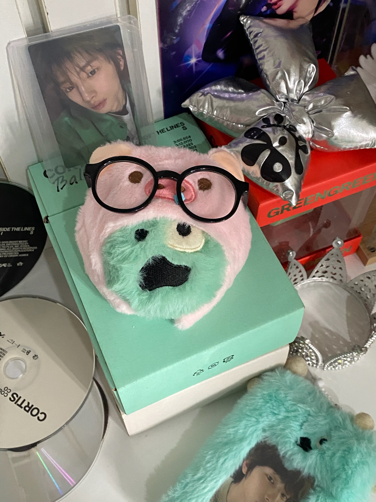 Mũ Ỉn hồng size 10cm cho Ball/Doll 